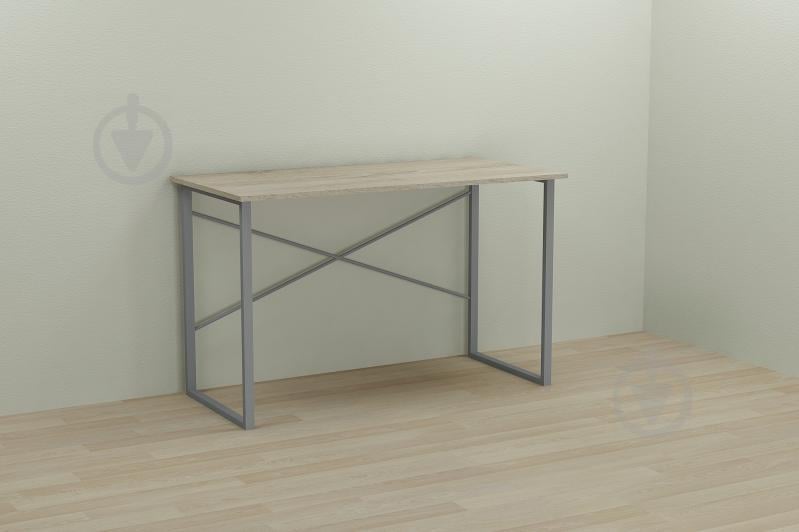 Компьютерный стол Ferrum-decor Дейв 75x120x70 серый ДСП Дуб Сонома 16мм Компьютерный стол Ferrum-decor Дейв 75x120x70 серый ДСП Дуб Сонома 16мм