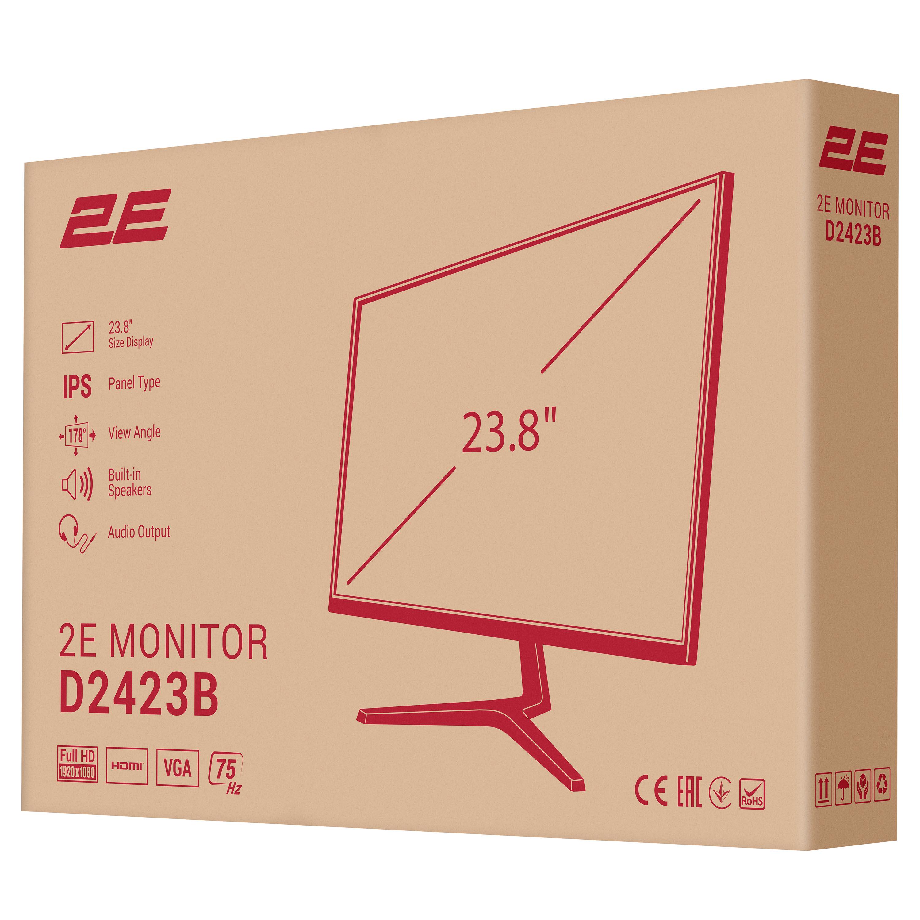 Монітор 2E D2423B Чорний (2E-D2423B-01.UA) - фото 10 Монітор 2E D2423B Чорний (2E-D2423B-01.UA) - фото 10