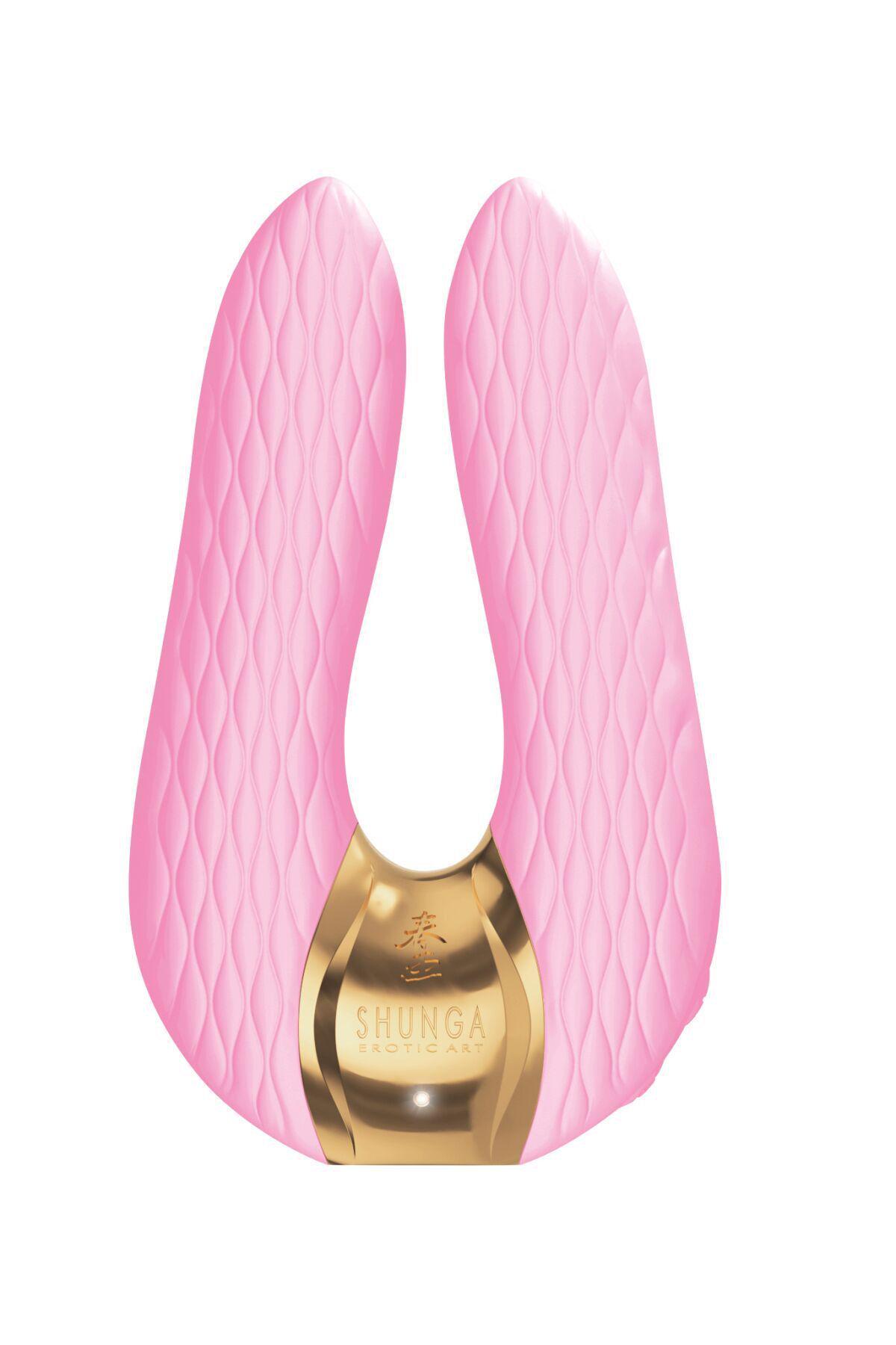 Вибратор для клитора Shunga Aiko Light гибкие кончики Pink (SO6901)