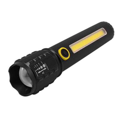Ліхтар C72/C82-P50+COB Li-Ion Zoom ЗУ mircoUSB Box (2245502106) - фото 3