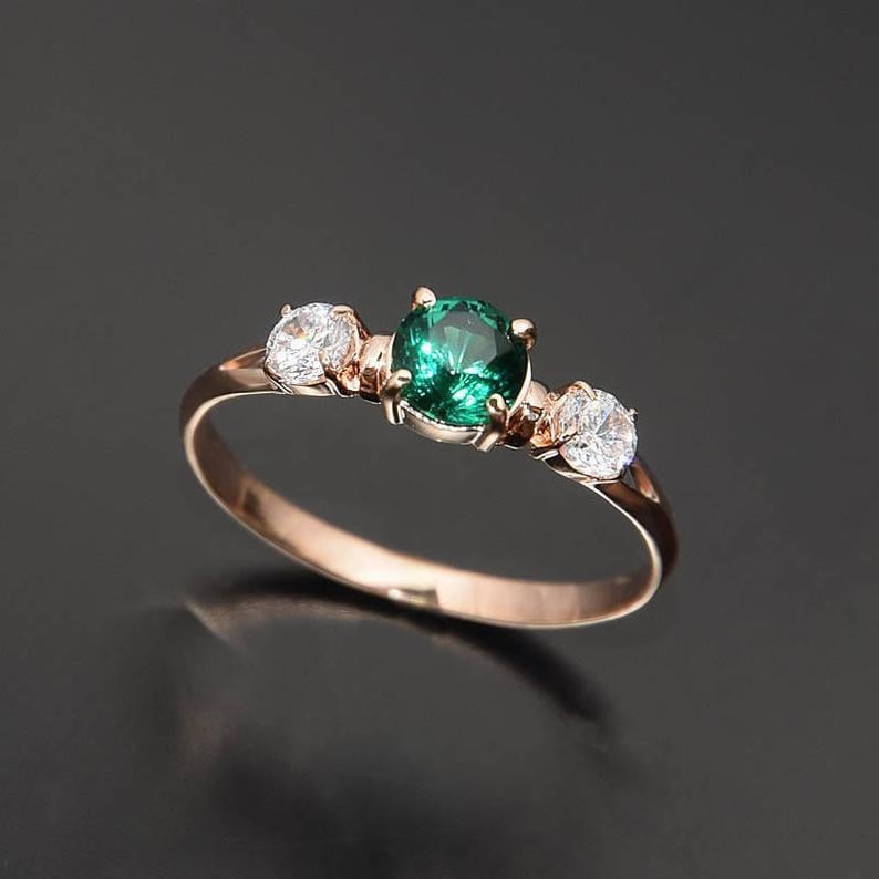 Каблучка золота з фіанітами (2249316810)