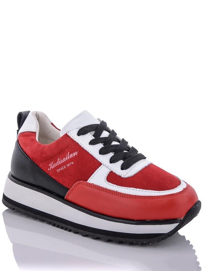 Кроссовки кожаные KDSL N393-26 р. 41 Красный