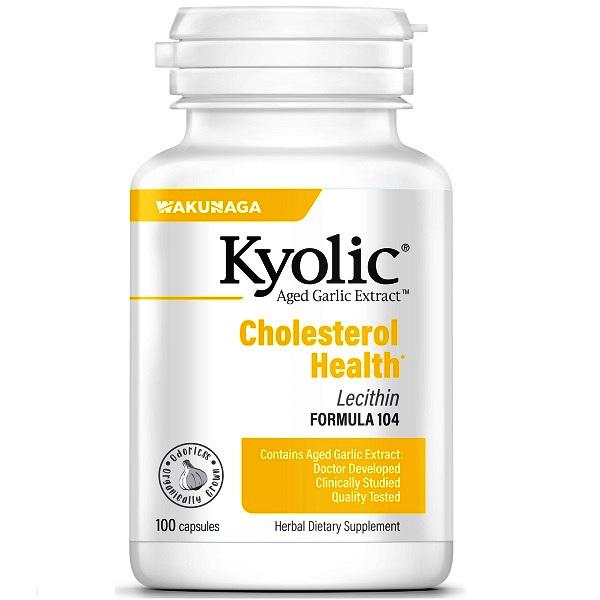 Часник Kyolic Aged Garlic Extract with Lecithin Cholesterol Formula 104 100 Caps