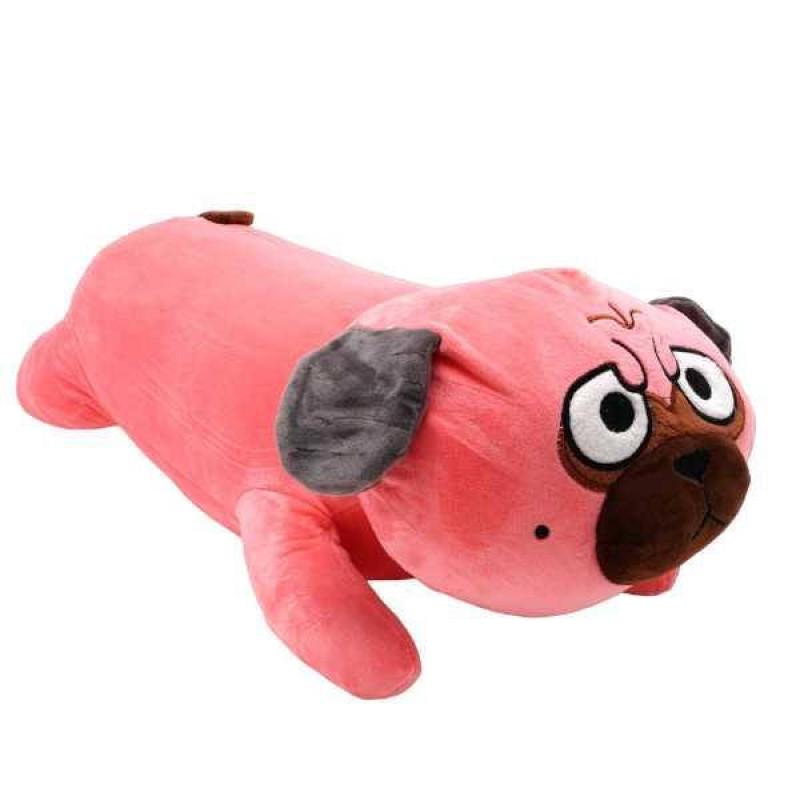 Игрушка-подушка Мопс 60 см Розовый (1-25-11047)