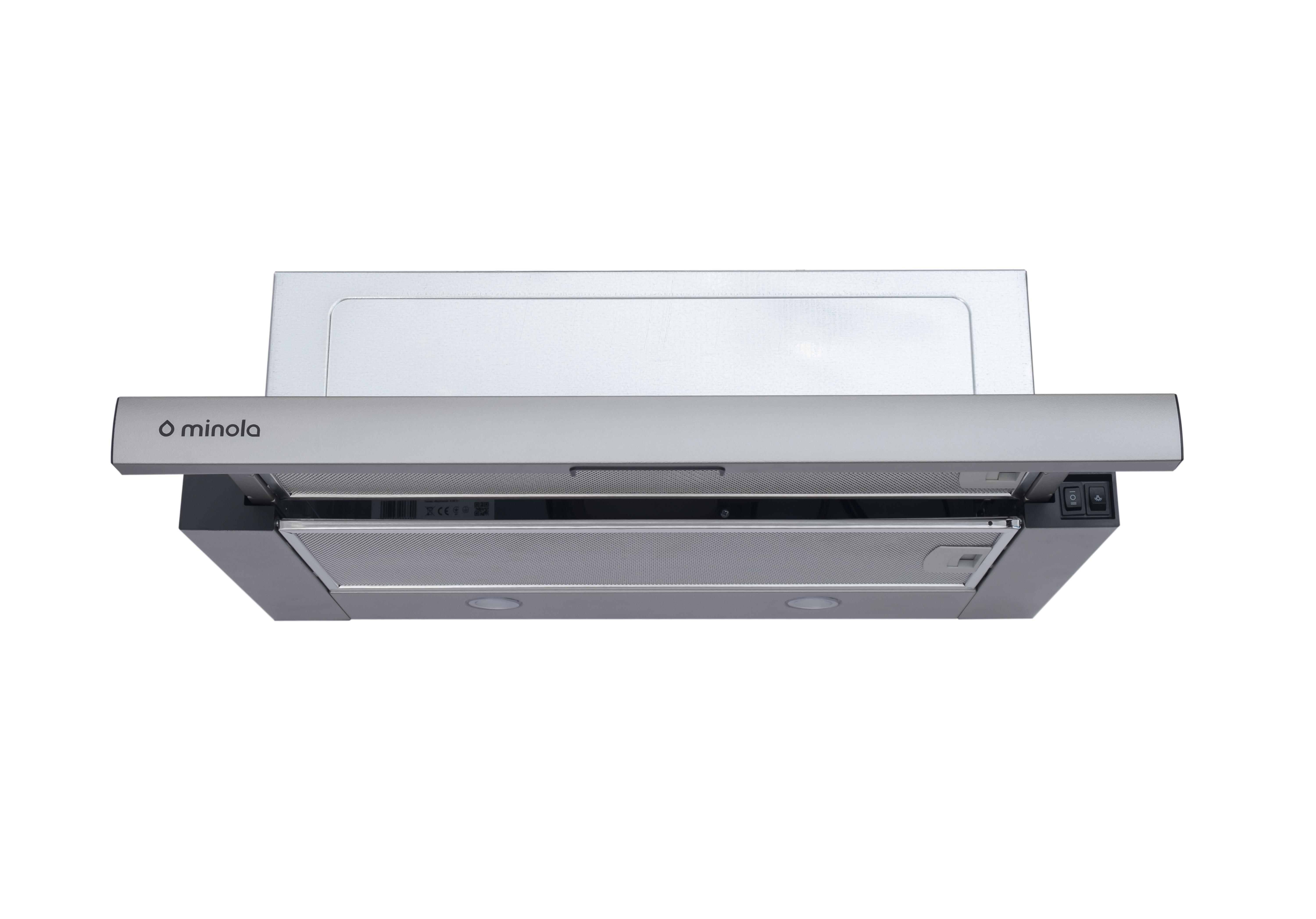 Вытяжка телескопическая Minola MTL 6292 GR 700 LED