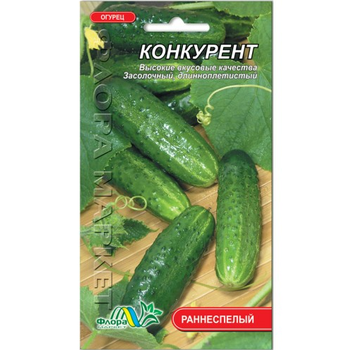 Семена огурца Конкурент раннеспелый 1 г (26820) Семена огурца Конкурент раннеспелый 1 г (26820)