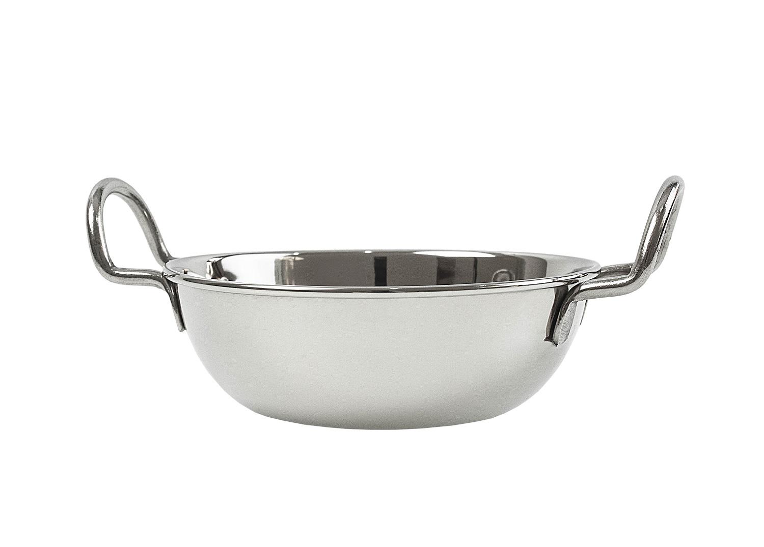 Миска круглая One Chef из нержавеющей стали с ручками 450 мл d 13,5 h 4,5 (52235)