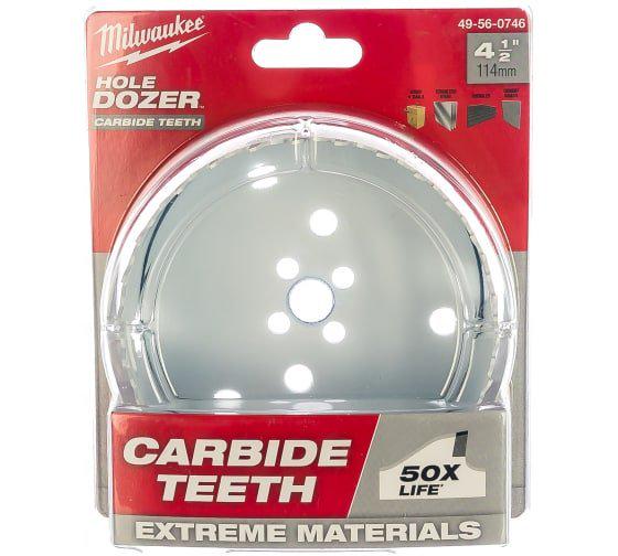 Коронка биметаллическая Milwaukee Carbide 114 мм (49560746)