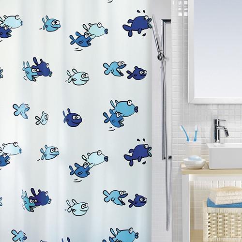 Шторка для ванної кімнати Spirella HUGO 10.01951 180х200 см Блакитний (35350)