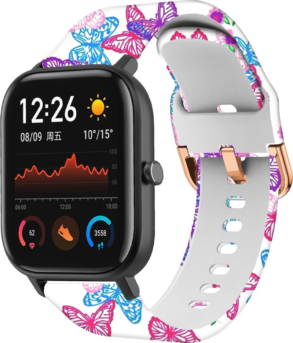 Ремешок Colorful для Amazfit GTS Butterfly (28519)