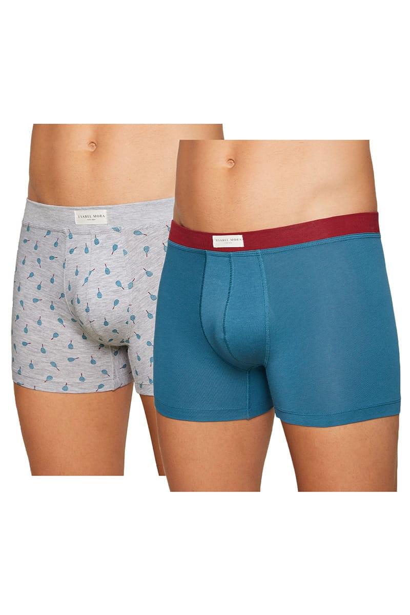 Трусы боксеры Ysabel Mora р. 50/L Серый/Лазурный (68784) Трусы боксеры Ysabel Mora р. 50/L Серый/Лазурный (68784)