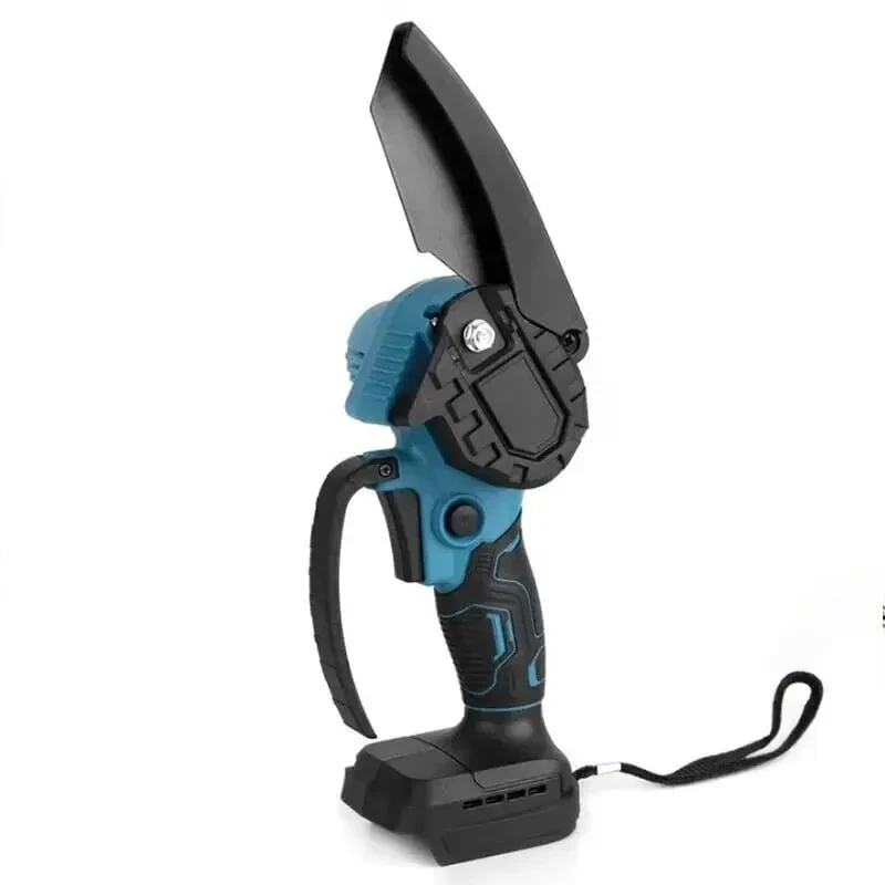 Пила аккумуляторная цепная Electric SAW BLUE кейсом 2 аккумулятора 4 А/ч (8644)