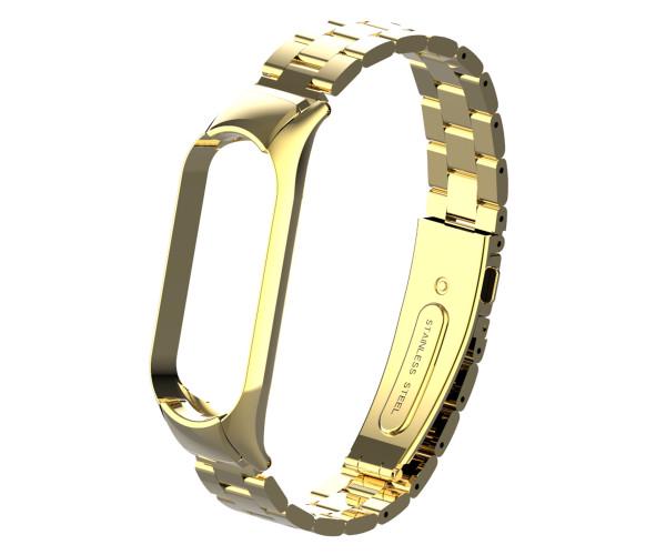 Ремешок Metal для браслета Xiaomi Mi Band 5/Mi Band 6 Золотой (23829) Ремешок Metal для браслета Xiaomi Mi Band 5/Mi Band 6 Золотой (23829)