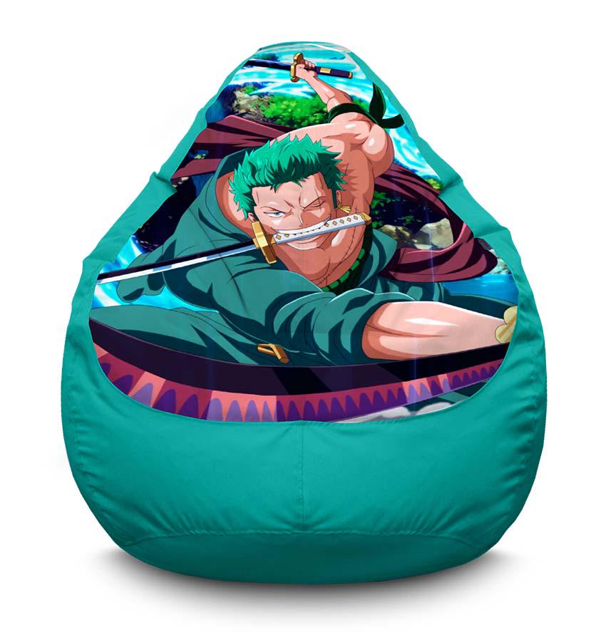 Кресло-мешок iPuff Zoro One Piece оксфорд XXXL 100х135 см Бирюзовый (116961-2) Кресло-мешок iPuff Zoro One Piece оксфорд XXXL 100х135 см Бирюзовый (116961-2)