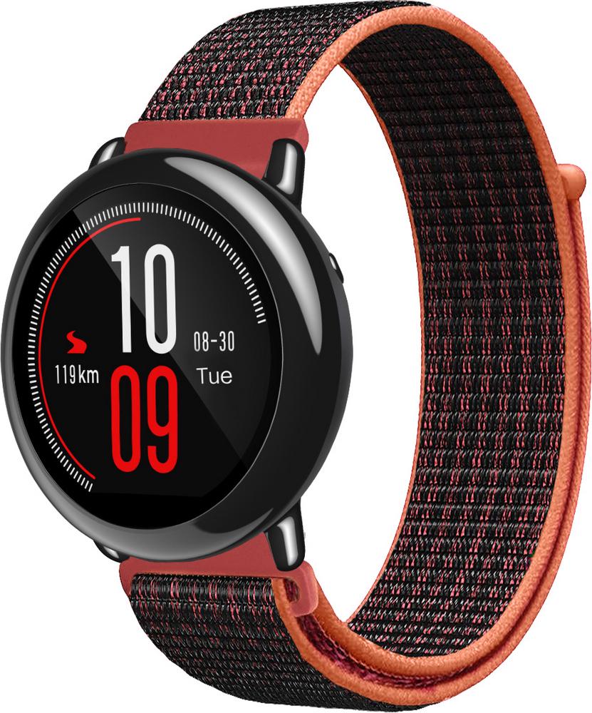 Ремешок нейлоновый Sport Loop для Amazfit Pace Black/Red (17128-44)