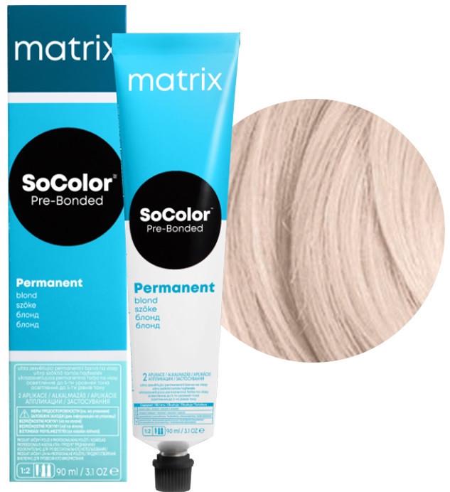 Крем-краска для осветления волос Matrix SoColor Pre-Bonded Ultra Blonde 90 мл UL-M Ультра блонд мокко - фото 1