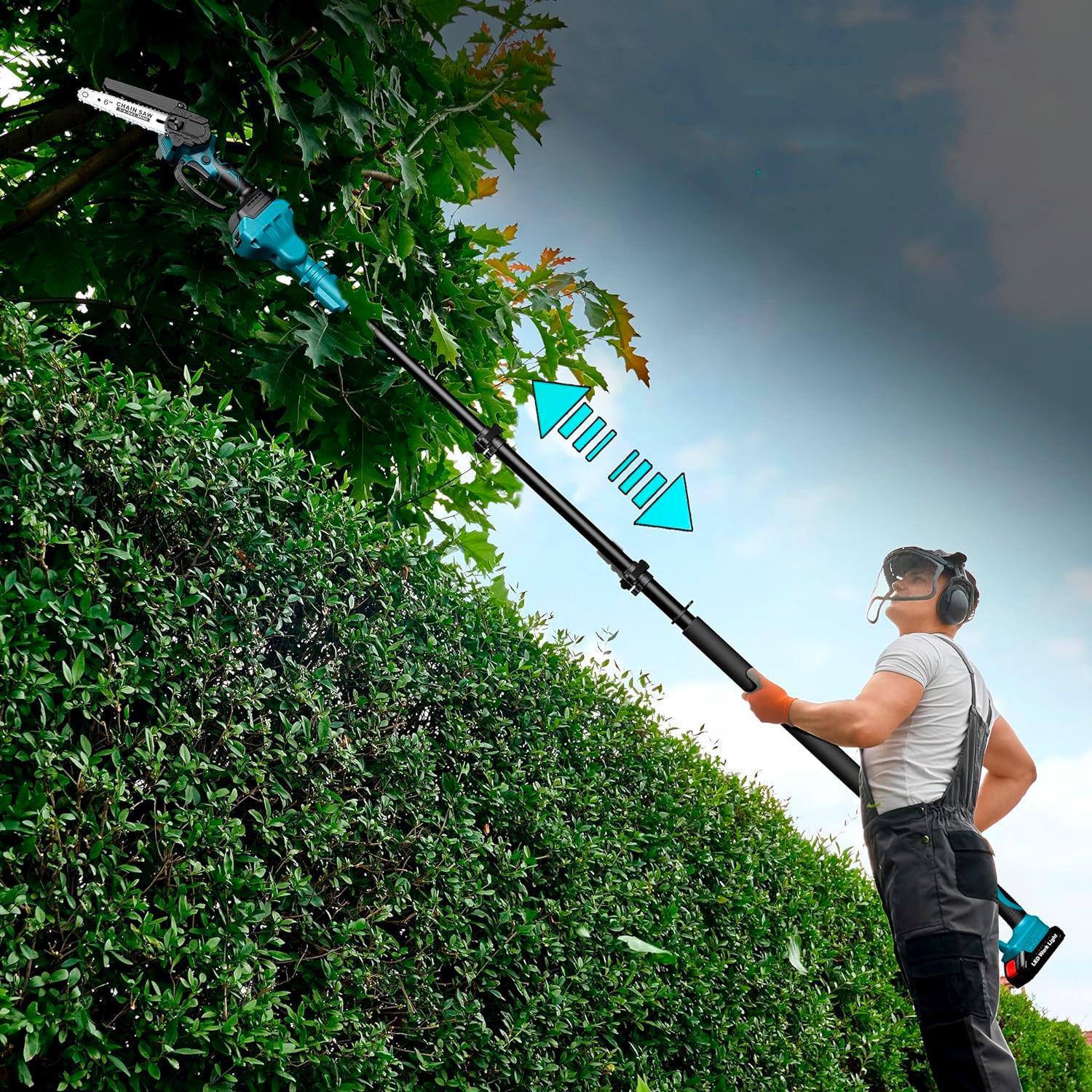 Пила ланцюгова акумуляторна Grand АПЦ-20/6"-1 BL з подовжувачем VS'2500 1,6-2,5 м (24451550) - фото 14