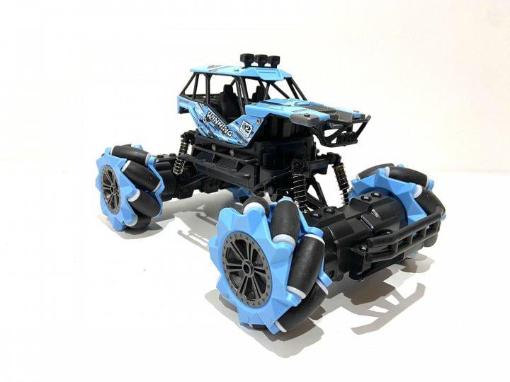 Машинка на радіоуправлінні Limo Toy 628A-38A з роликами/танцює/4х4 Блакитний (40649446)