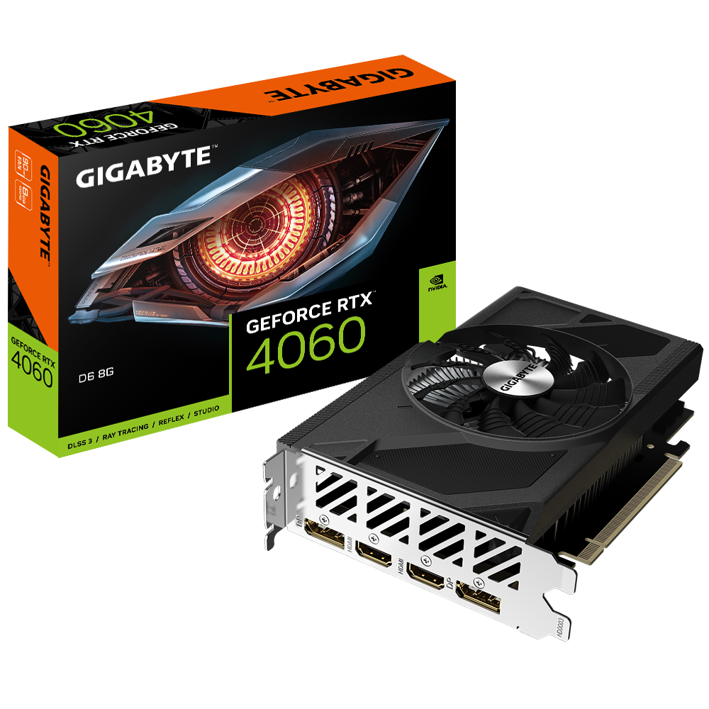 Відеокарта Gigabyte nVidia RTX4060 8 ГБ GDDR6/17000 МГц (GV-N4060D6-8GD) - фото 6