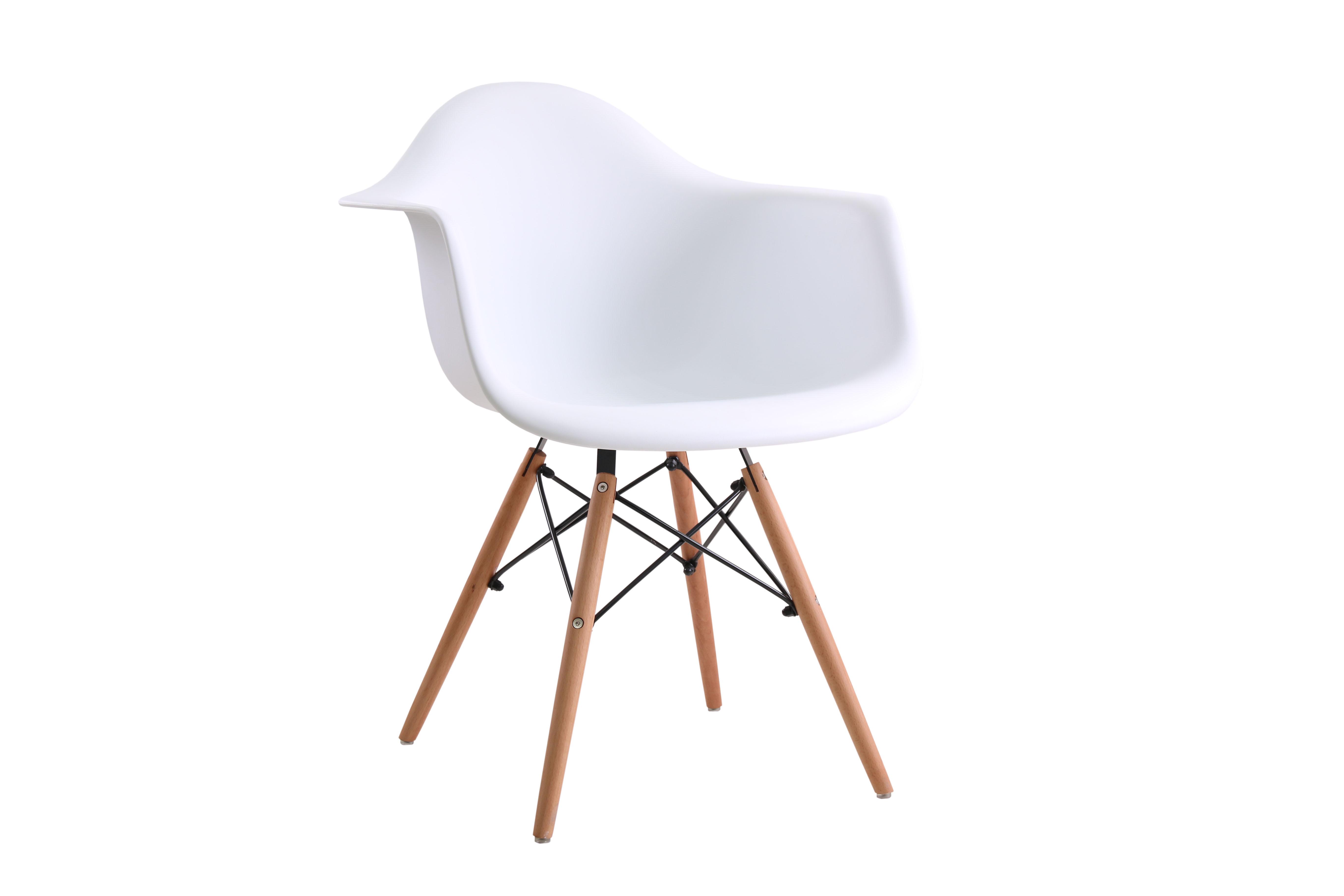 Кресло обеденное Евродом Mondi пластиковое Белый