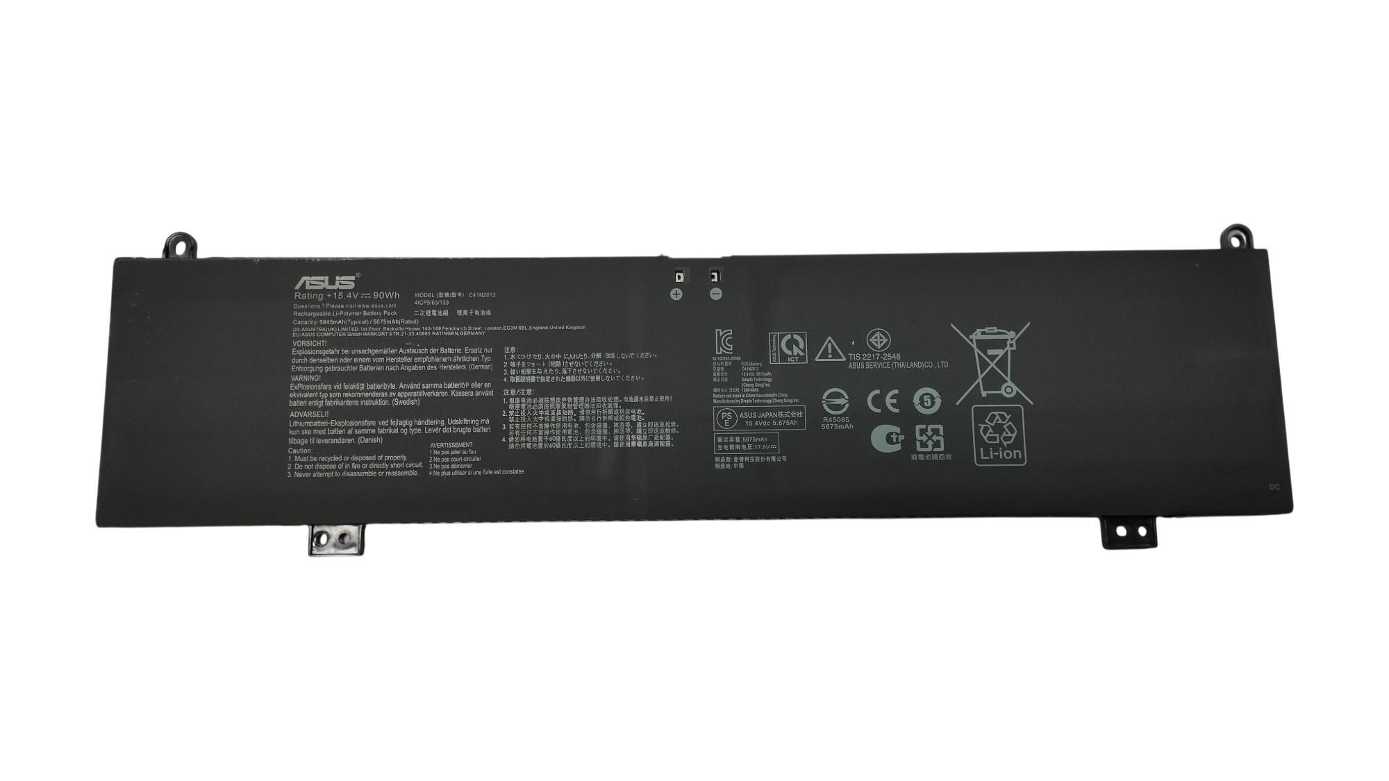 Аккумулятор для ноутбука Asus C41N2013 Rog Strix G513 15,4V 5845 mAh OEM Black