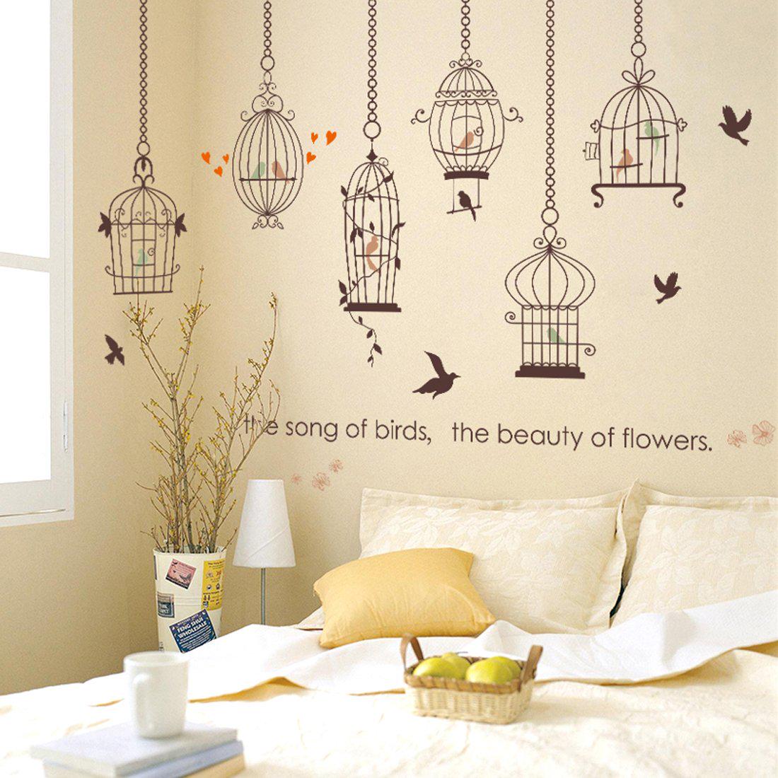 Наклейка інтер'єрна на стіну Green Life Птахи 92х136 см (SK9088) - фото 4 Наклейка інтер'єрна на стіну Green Life Птахи 92х136 см (SK9088) - фото 4