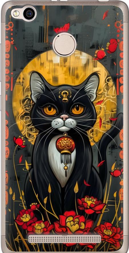Чехол на Xiaomi Redmi 3x China Cat (6134u-441-42517)
