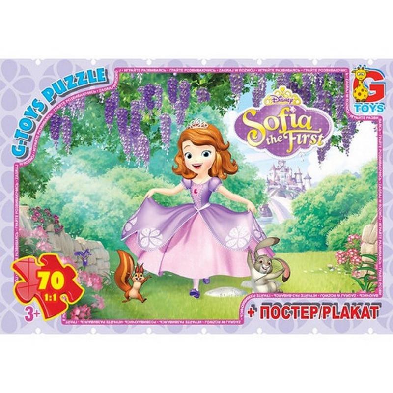 Пазлы детские картонные G-Toys София Прекрасная 70 эл. (IP-177-P-849)