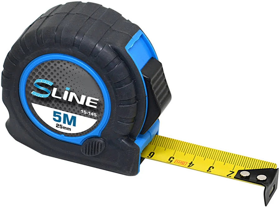 Рулетка Gerrard гумовий корпус 5 м х 19 мм (22133)