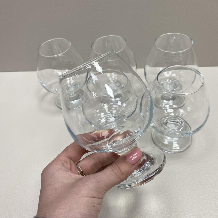 Набір келихів для коньяку Pasabahce Бістро 44188 360 мл 6 шт. (1225155446) - фото 4