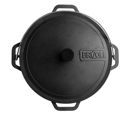 Котел чугунный азиатский Brizoll с чугунной крышкой 10 л (KA10-1) - фото 3 Котел чугунный азиатский Brizoll с чугунной крышкой 10 л (KA10-1) - фото 3