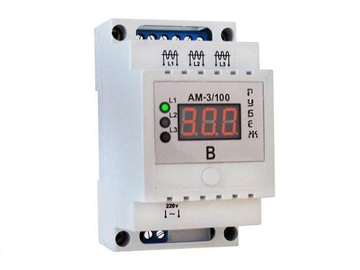 Амперметр Рубеж АМ-3/150 380 В
