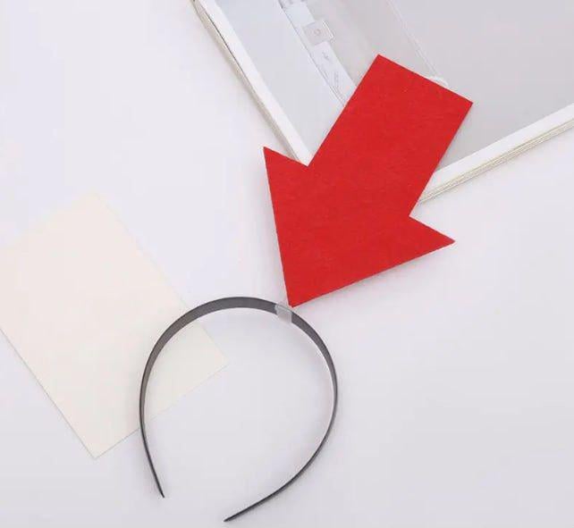 Обруч зі стрілкою для волосся (1904/1)