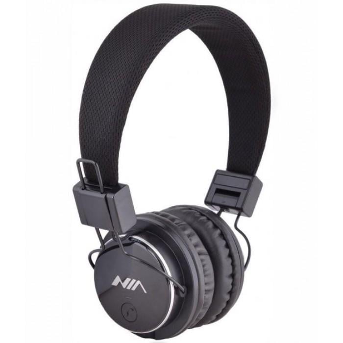Наушники беспроводные NIA Q8-851S Bluetooth МР3 Черный (49001-05312)