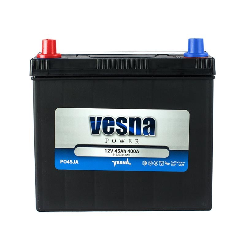 Аккумулятор Vesna Japan 45 Ah/12 V+ - низкий (415 145) - фото 2