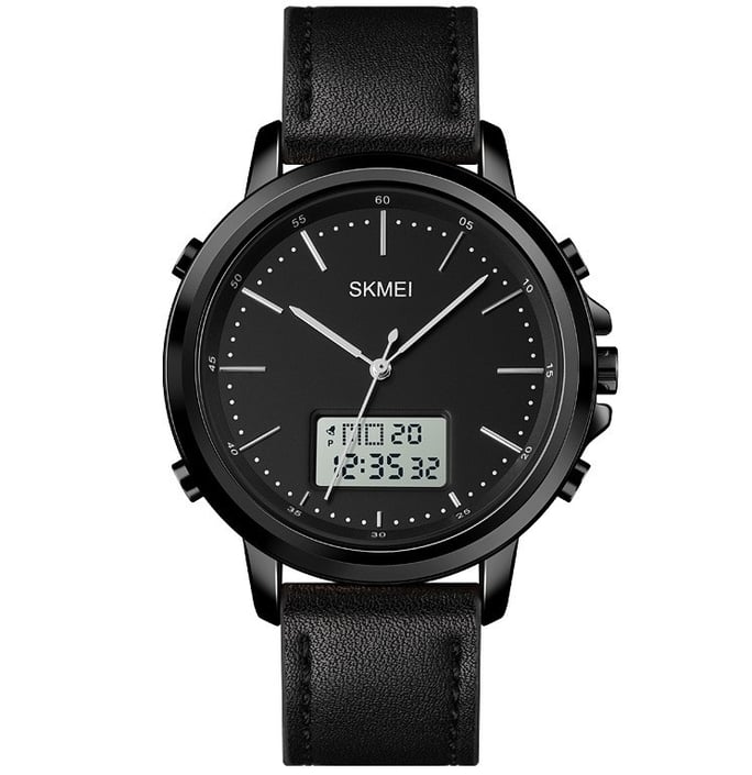 Годинник наручний чоловічий Skmei Golf Black (1208)