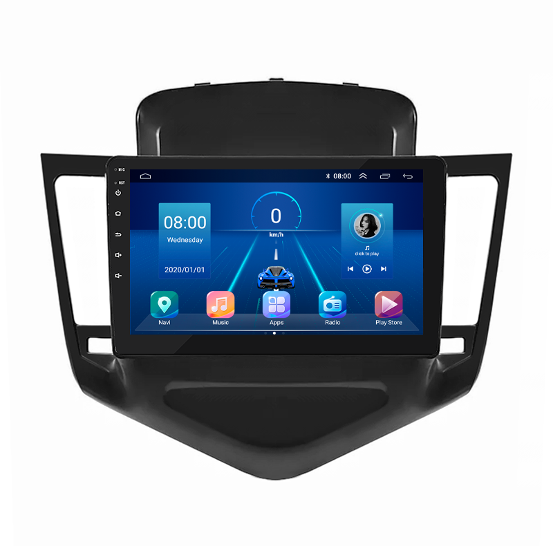 Штатная магнитола Lesko для Chevrolet Cruze I 2008-2012 экран 9" 6/128Gb 4G Wi-Fi GPS Top Шевроле