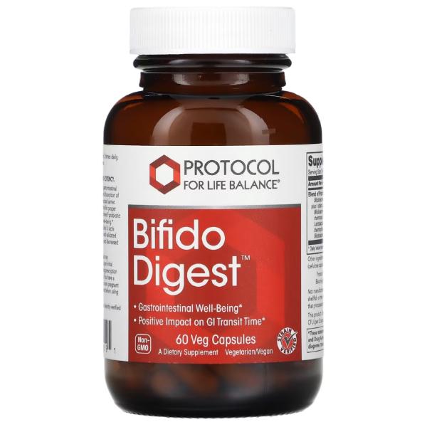 Ферменты пищевые Protocol for Life Balance Bifido Digest 60 вег. капс. (23712921)
