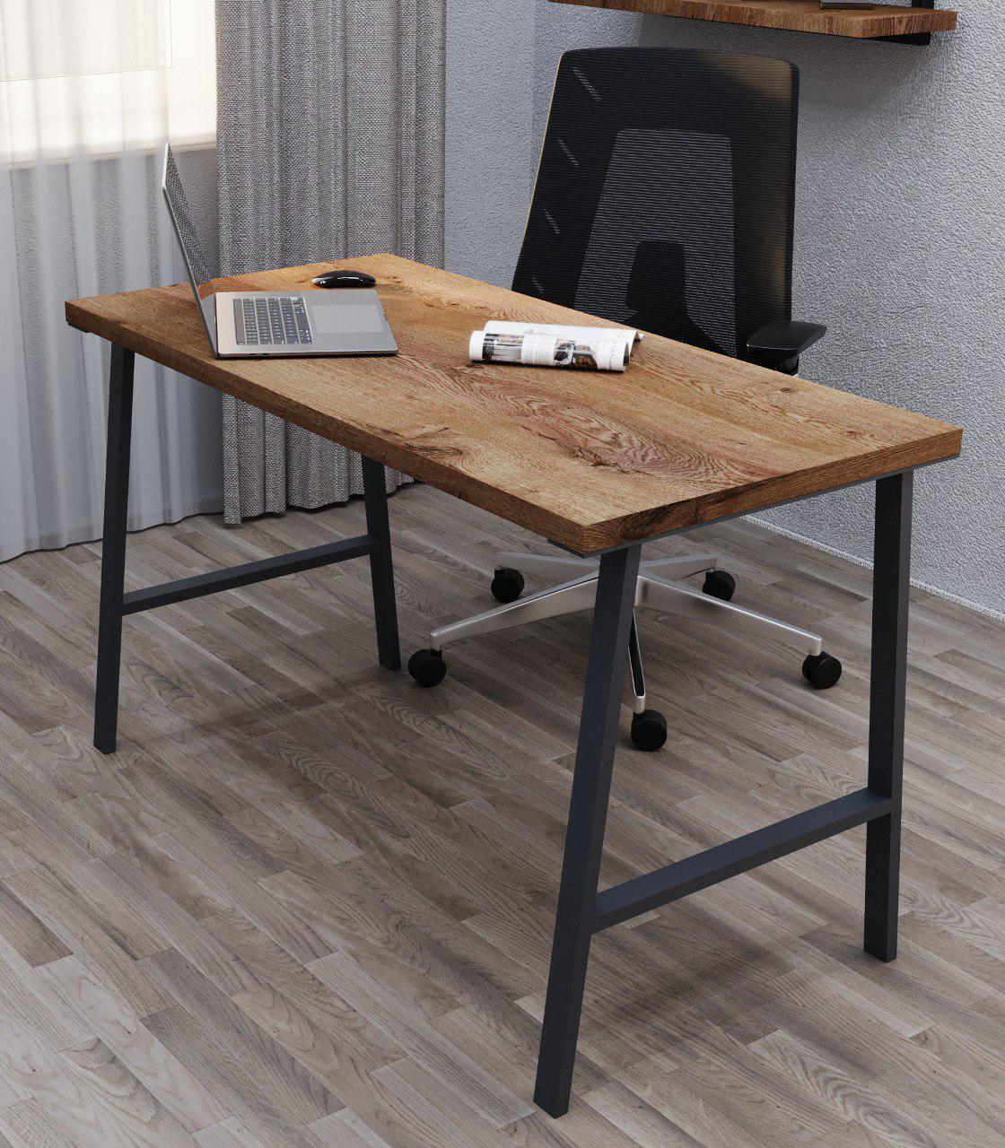 Стол письменный Loft Серия 7 металлический профиль 60х30 мм 1200х600х32 мм мм Аликанте темный (22130628)