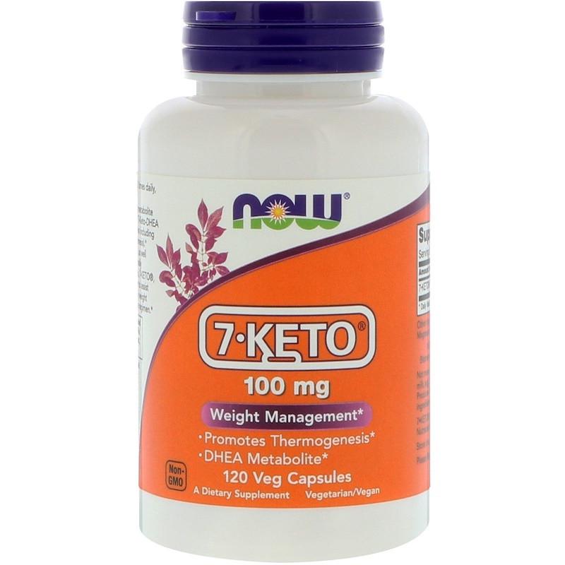 Диетическая добавка NOW Foods 7-KETO 100 мг 120 капсул (1031468607)