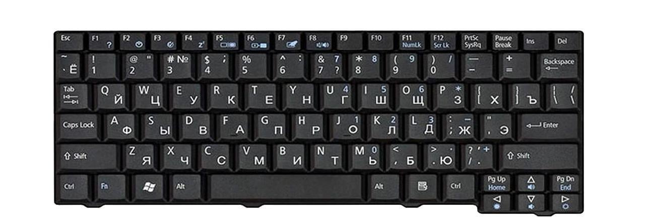 Клавиатура для ноутбука Acer Aspire One ZG8 матовая (KB.INT00.523)