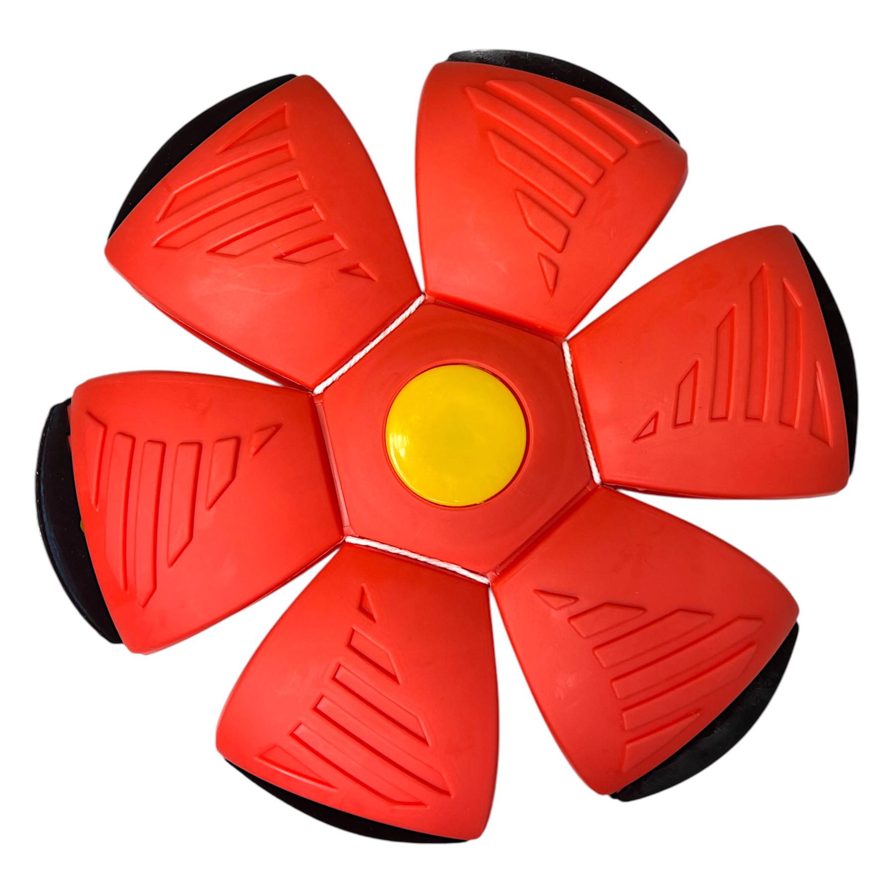 Детский мяч-фрисби M12081 подсветка Красный - фото 2 Детский мяч-фрисби M12081 подсветка Красный - фото 2