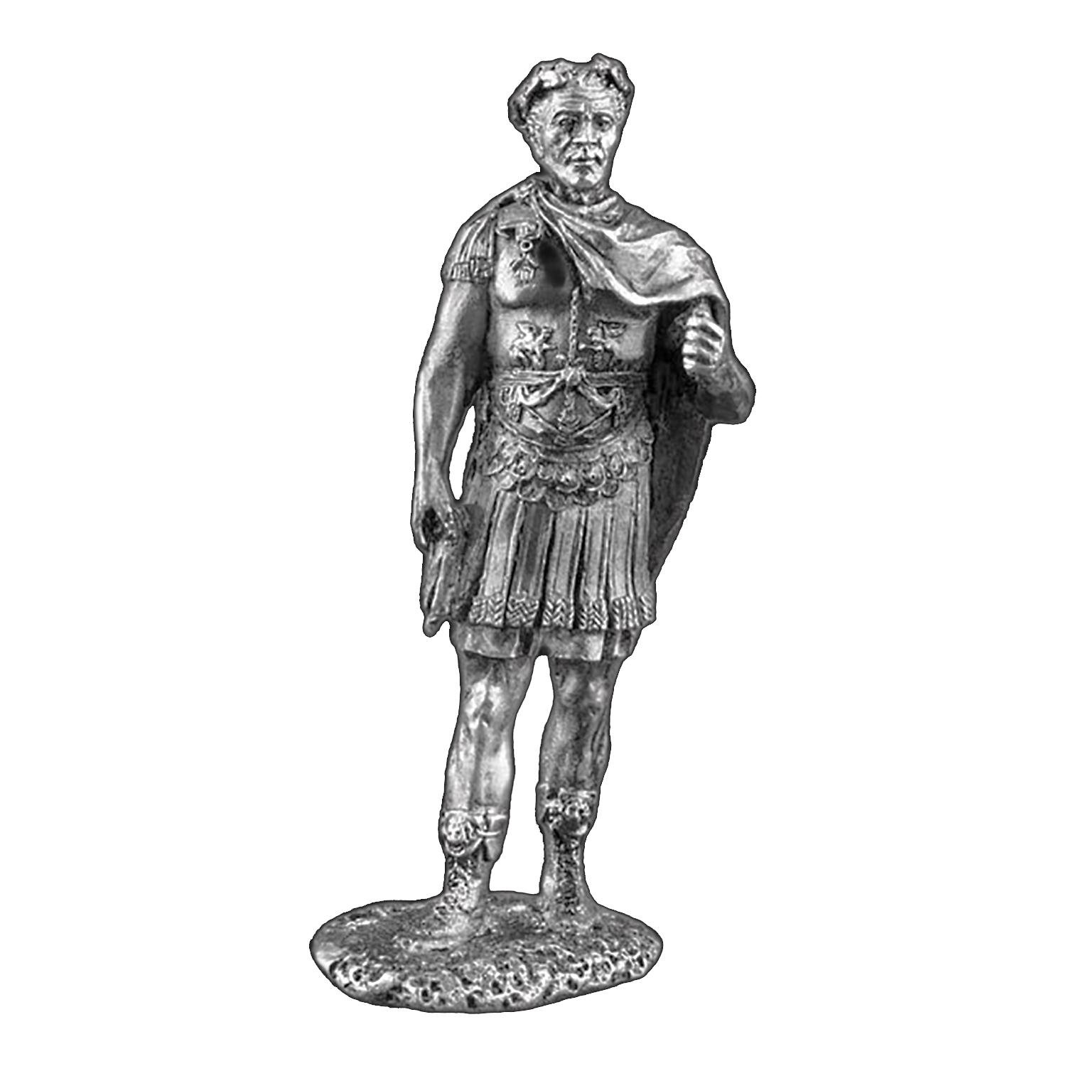 Статуэтка коллекционная Цезарь из металла и олова 6,5 см (42000153)