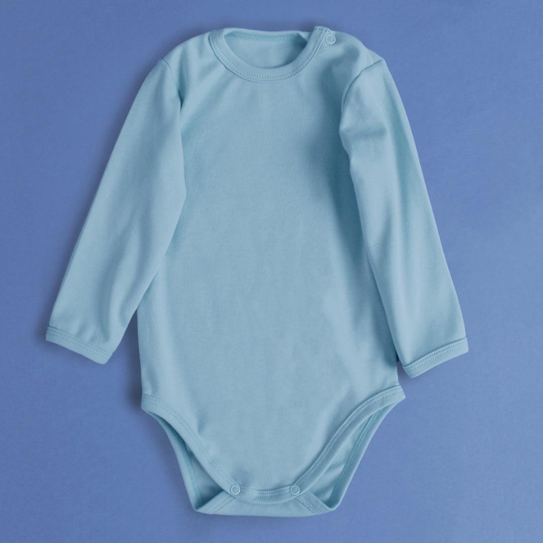 Боді для хлопчика з довгим рукавом 62 см 0-3 міс Блакитний (2679650146) Боді для хлопчика з довгим рукавом 62 см 0-3 міс Блакитний (2679650146)