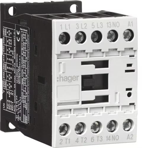 Контактор корпусный Hager 3НВ+1НЗ 230В-АС 7А AC-3 (EV00701C)