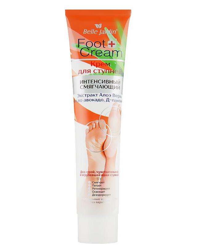 Крем для ног смягчающий Belle Jardin Foot Cream с экстрактом алоэ масло авокадо 125 мл (8720)