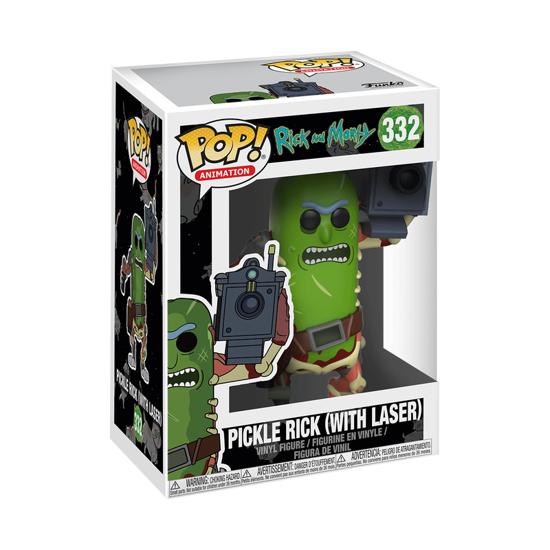 Фігурка Funko Pop Rick and Morty Pickle Rick with Laser - фото 2