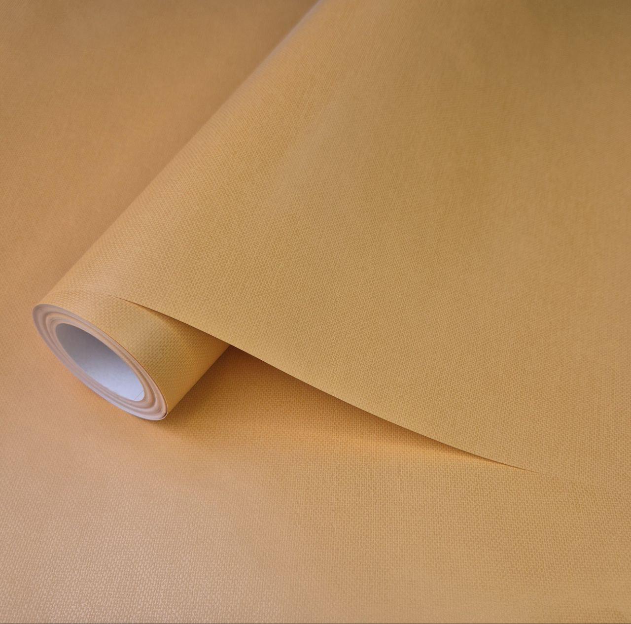 Обои виниловые Marburg однотонные с глянцевой структурой/для кухни/спальни/детской/прихожей 10,5x0,53 м Оранжевый (53750)