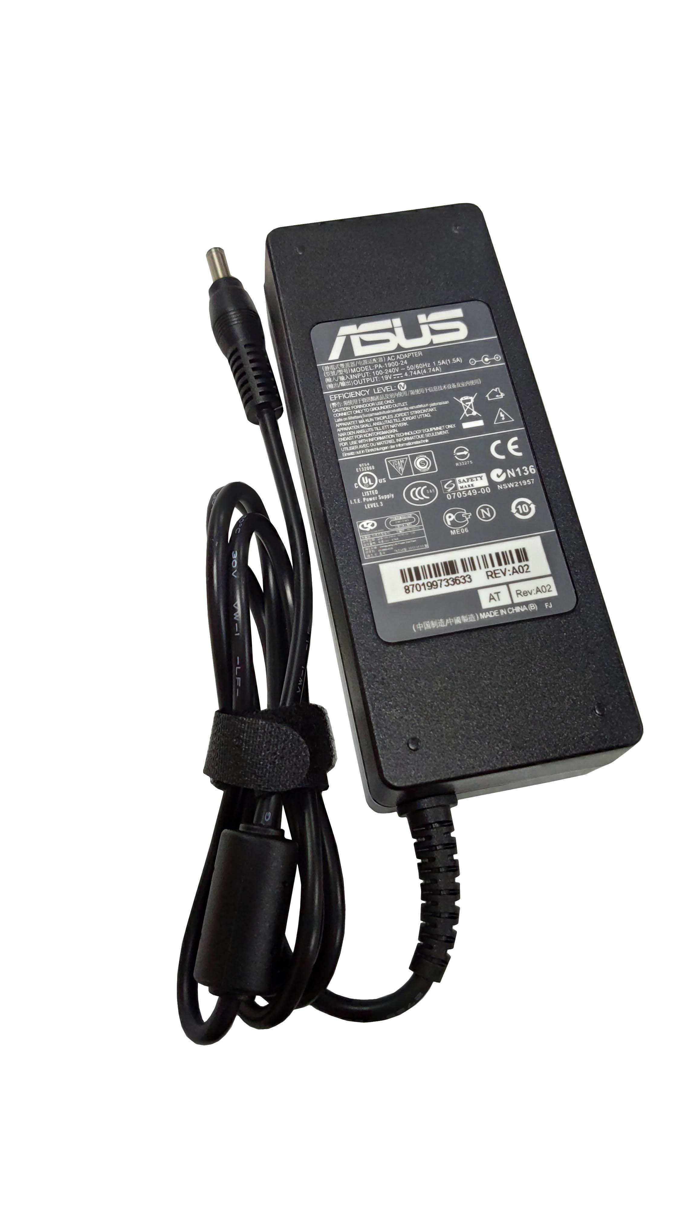 Блок питания для ноутбука Asus 90W 19V 4,74A 5,5 x 2,5 мм (004043)
