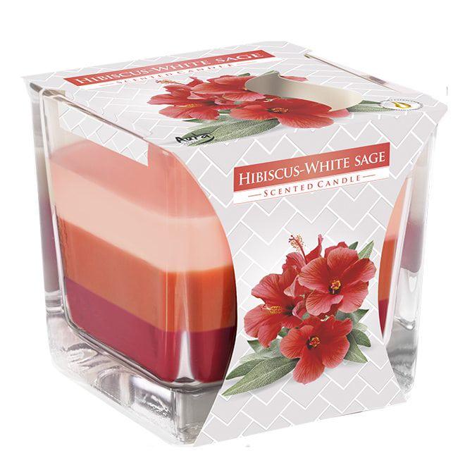 Свеча ароматическая Flora Bispol Гибискус-белый шалфей (27594)